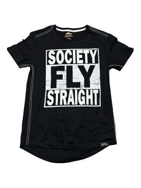 Fly Society Black Graphic Tee NWT Skater Streetwear